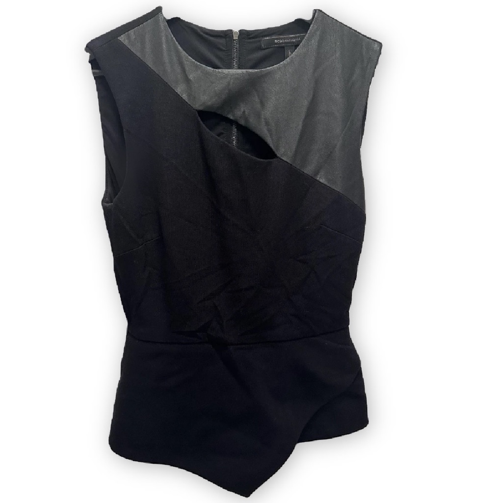 Bcbg Max Azaria Leather Tank Top